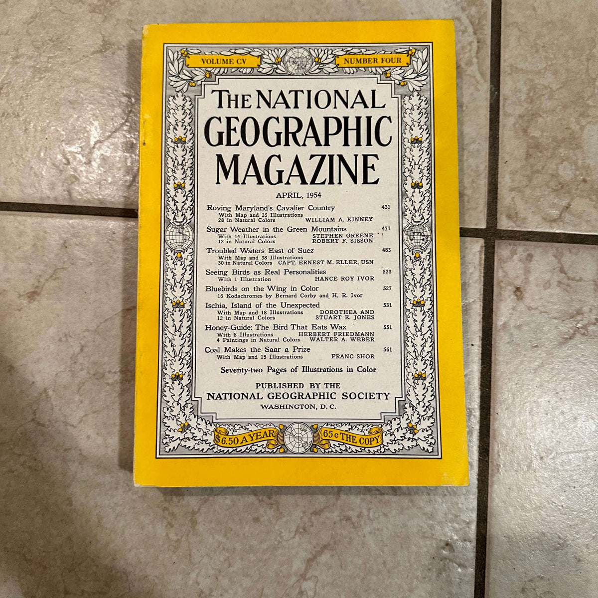 1950s National Geographic magazines
