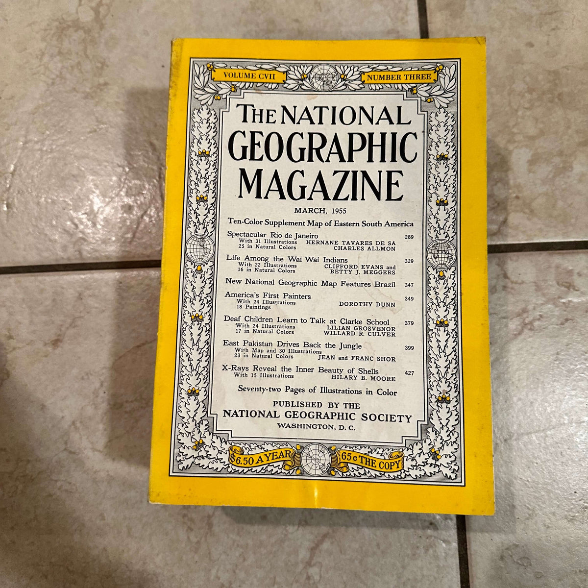 1950s National Geographic magazines