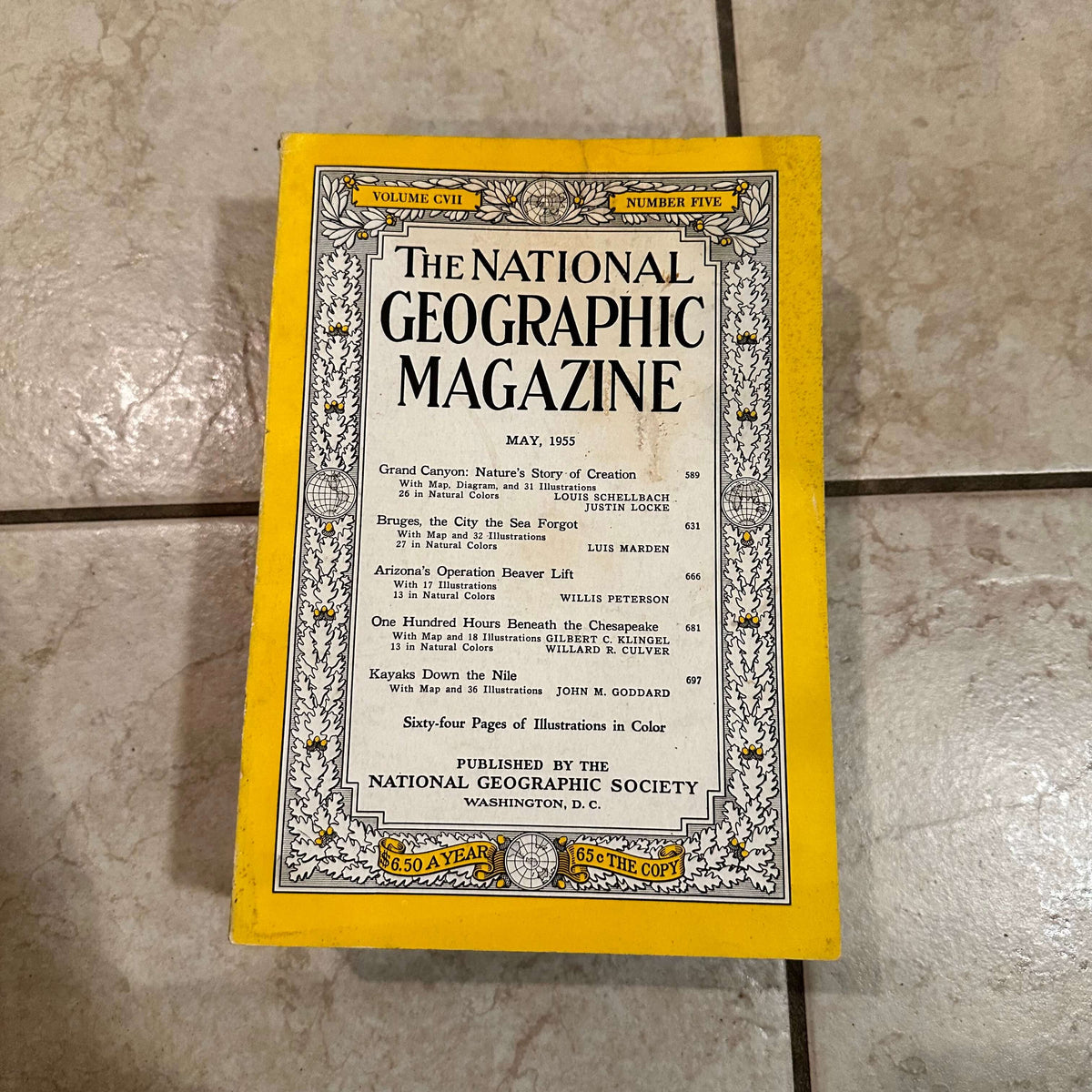 1950s National Geographic magazines