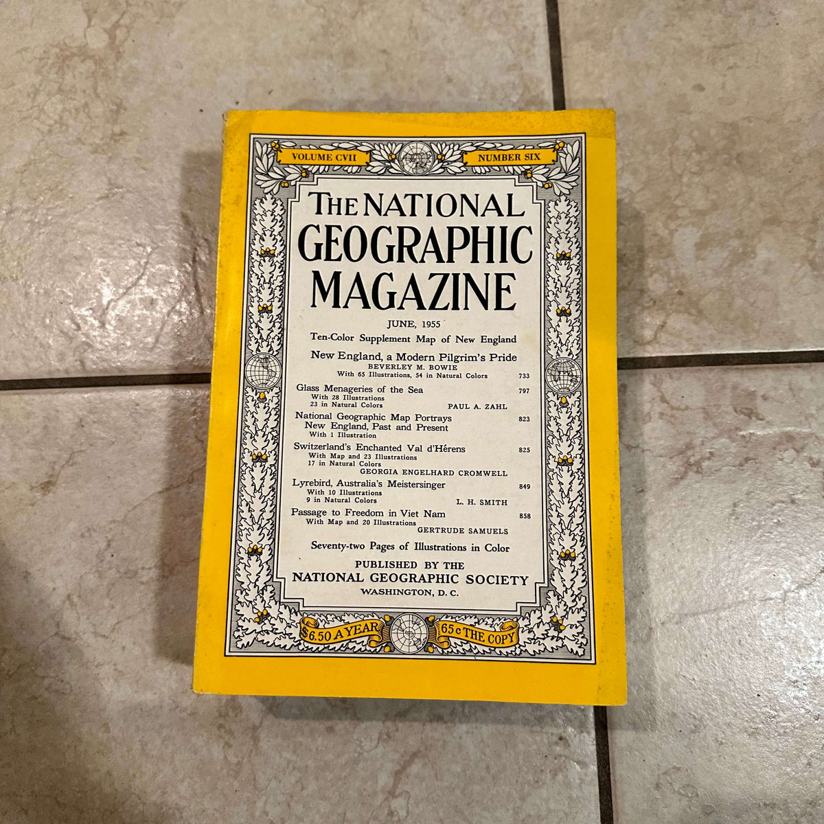 1950s National Geographic magazines