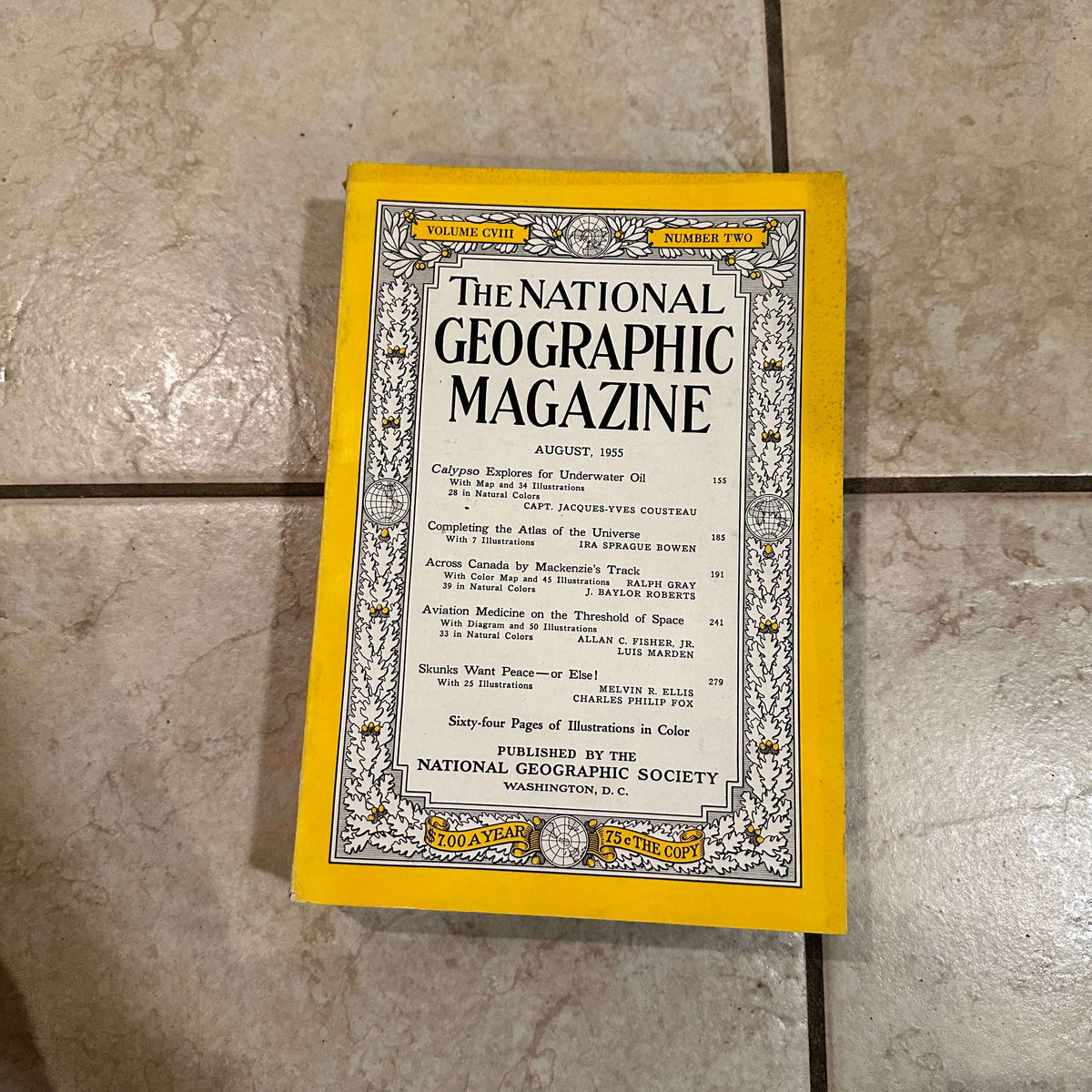 1950s National Geographic magazines