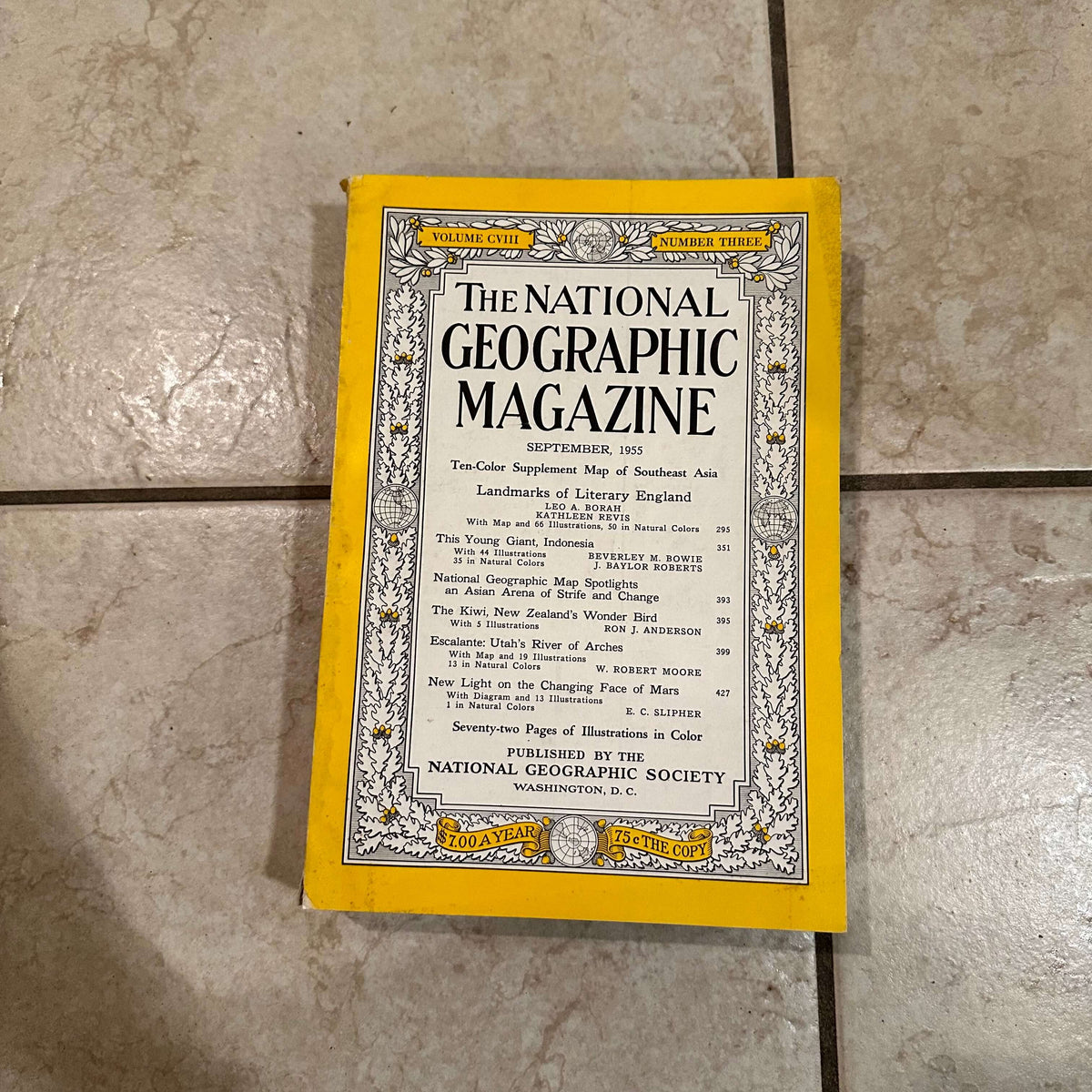 1950s National Geographic magazines