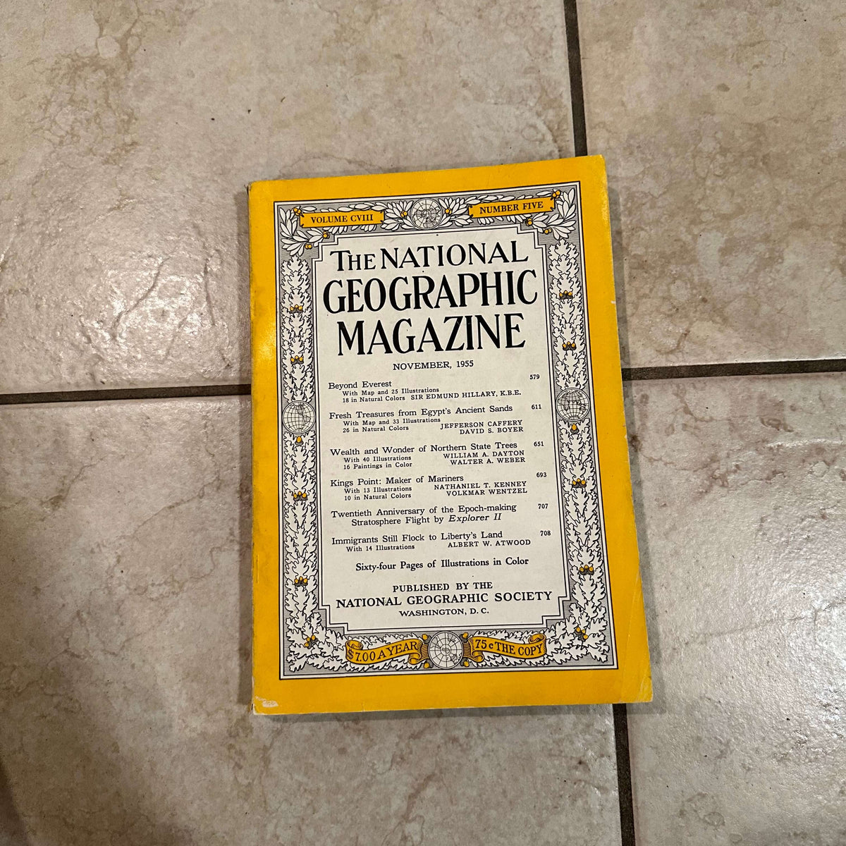 1950s National Geographic magazines