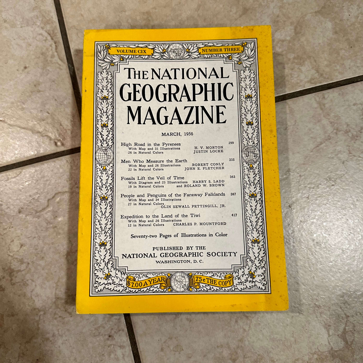 1950s National Geographic magazines