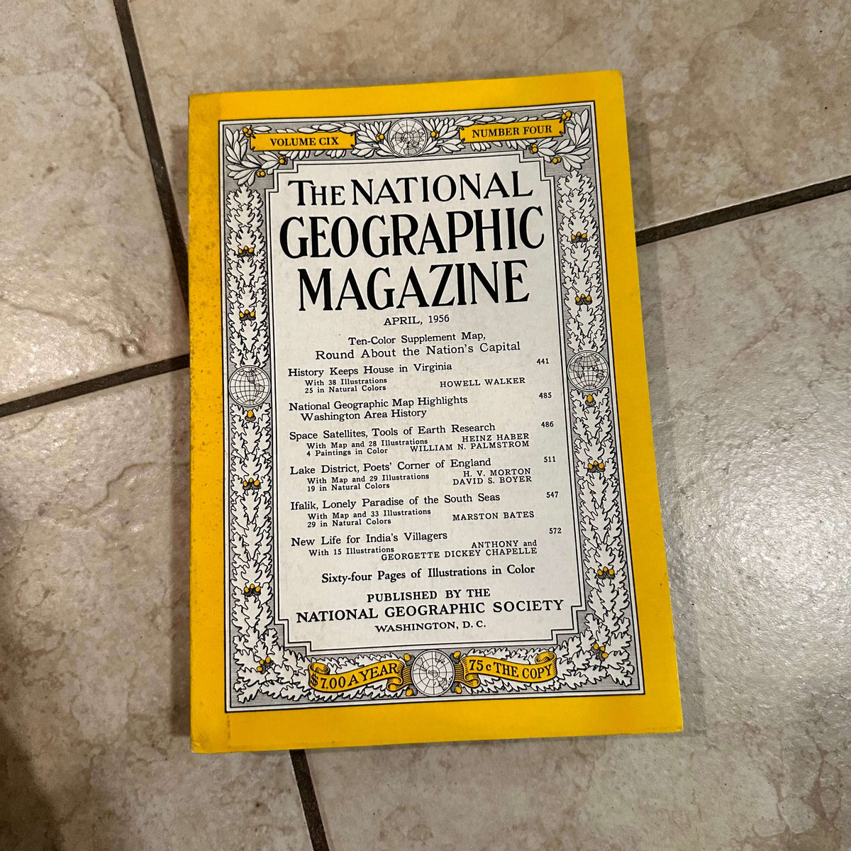 1950s National Geographic magazines