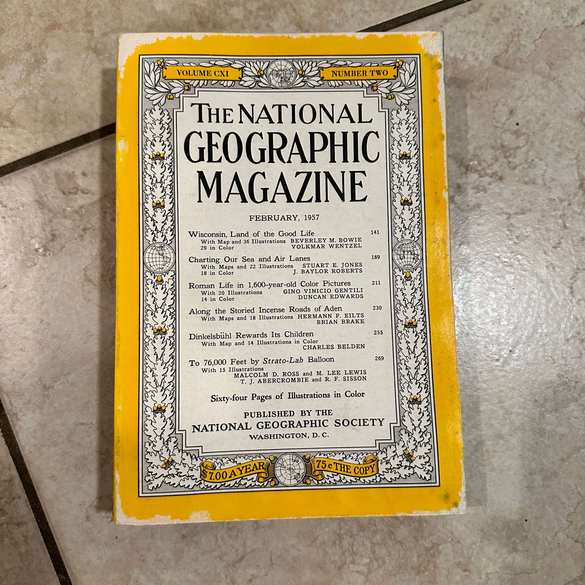 1950s National Geographic magazines