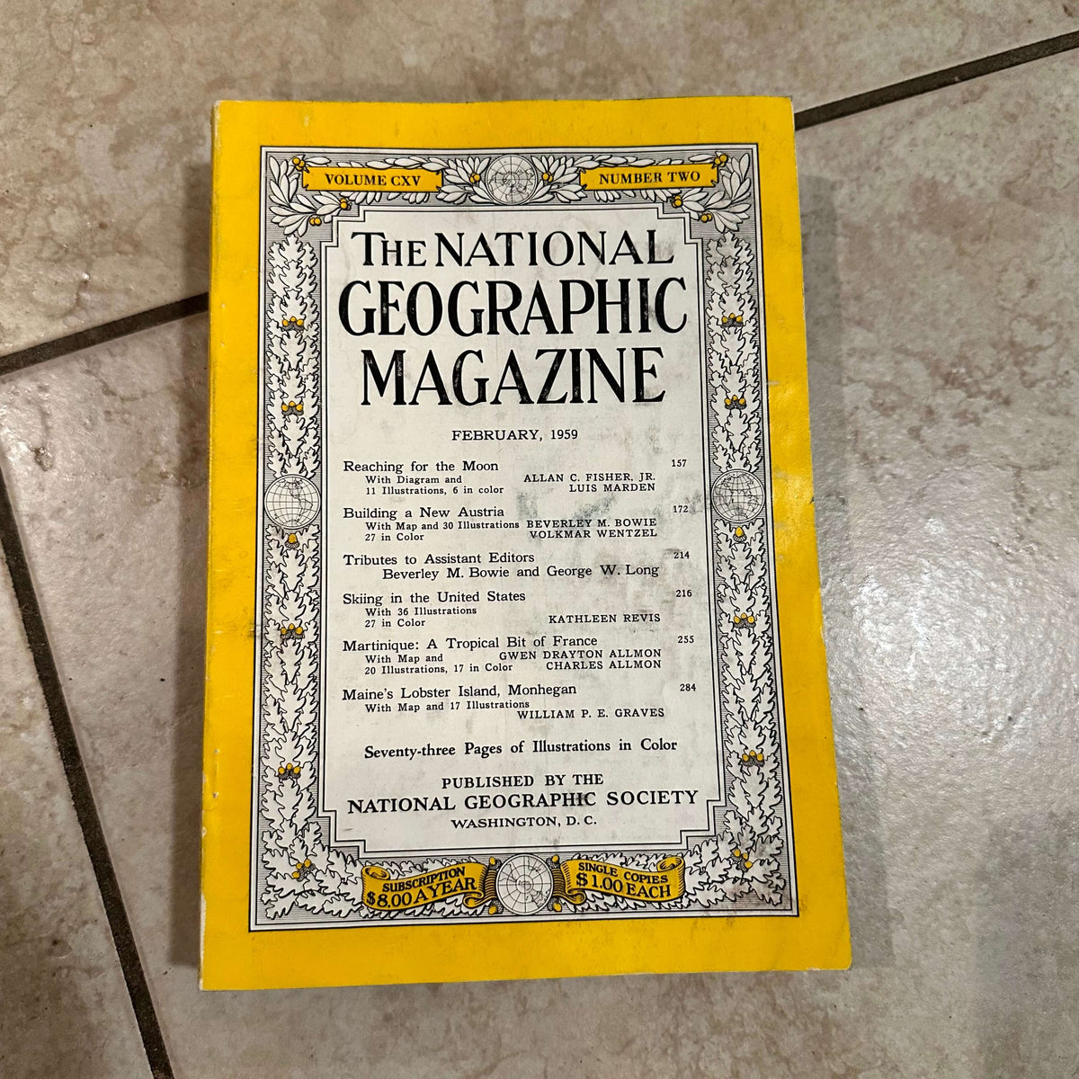 1950s National Geographic magazines