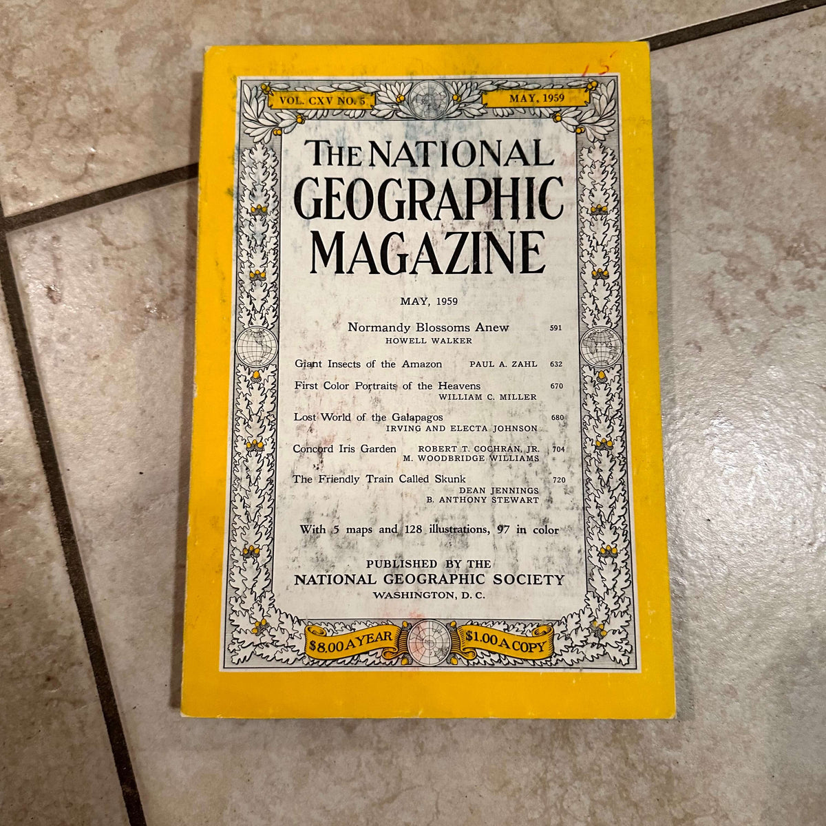 1950s National Geographic magazines