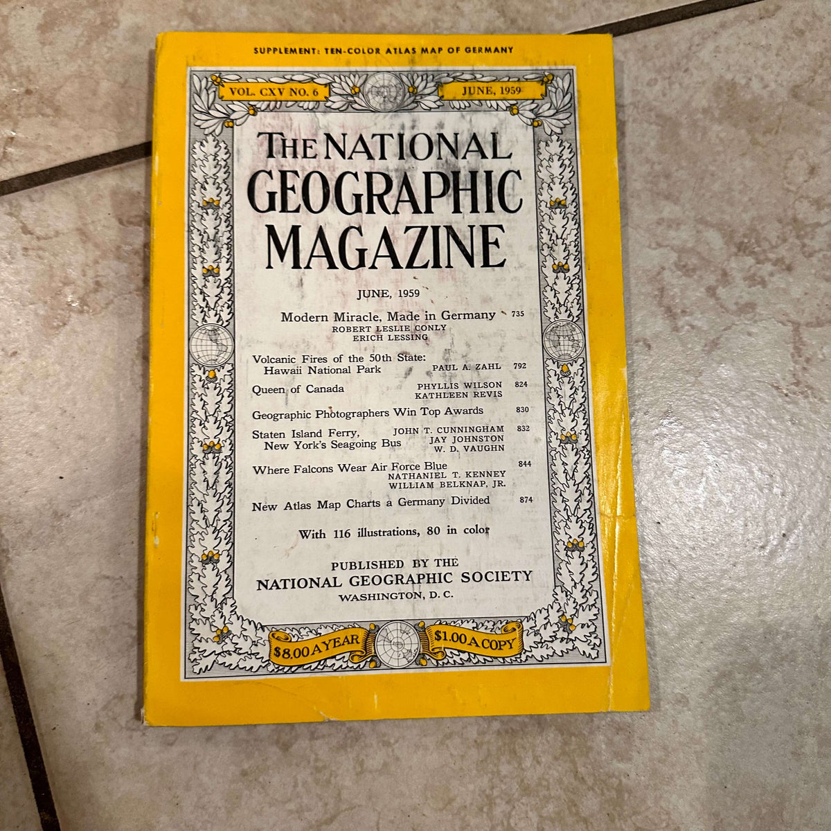 1950s National Geographic magazines