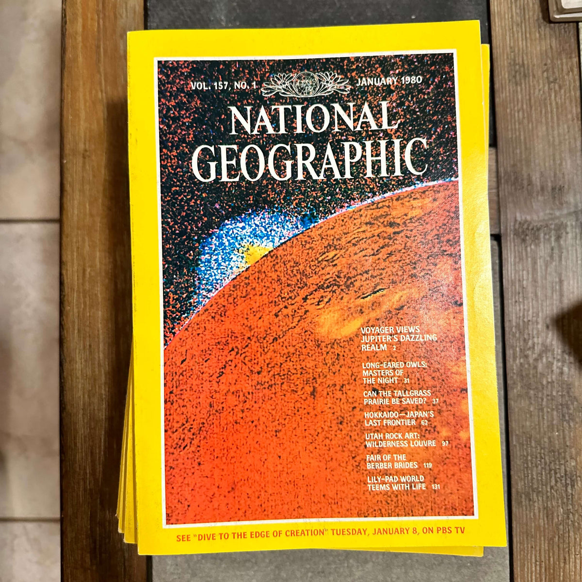 1980s National Geographic magazines