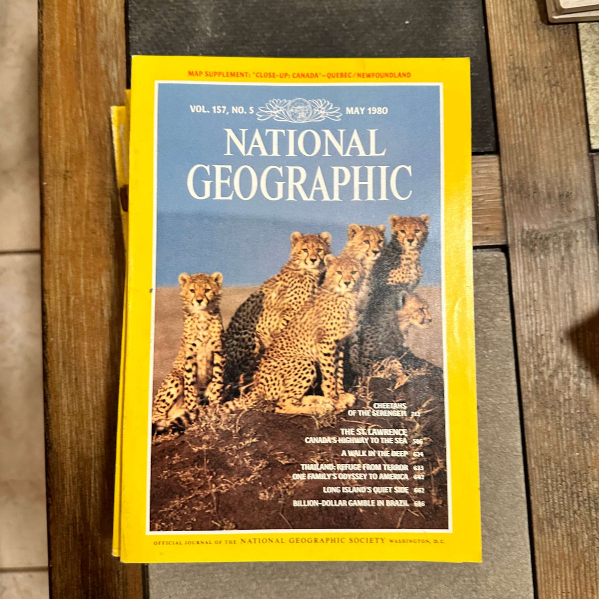 1980s National Geographic magazines