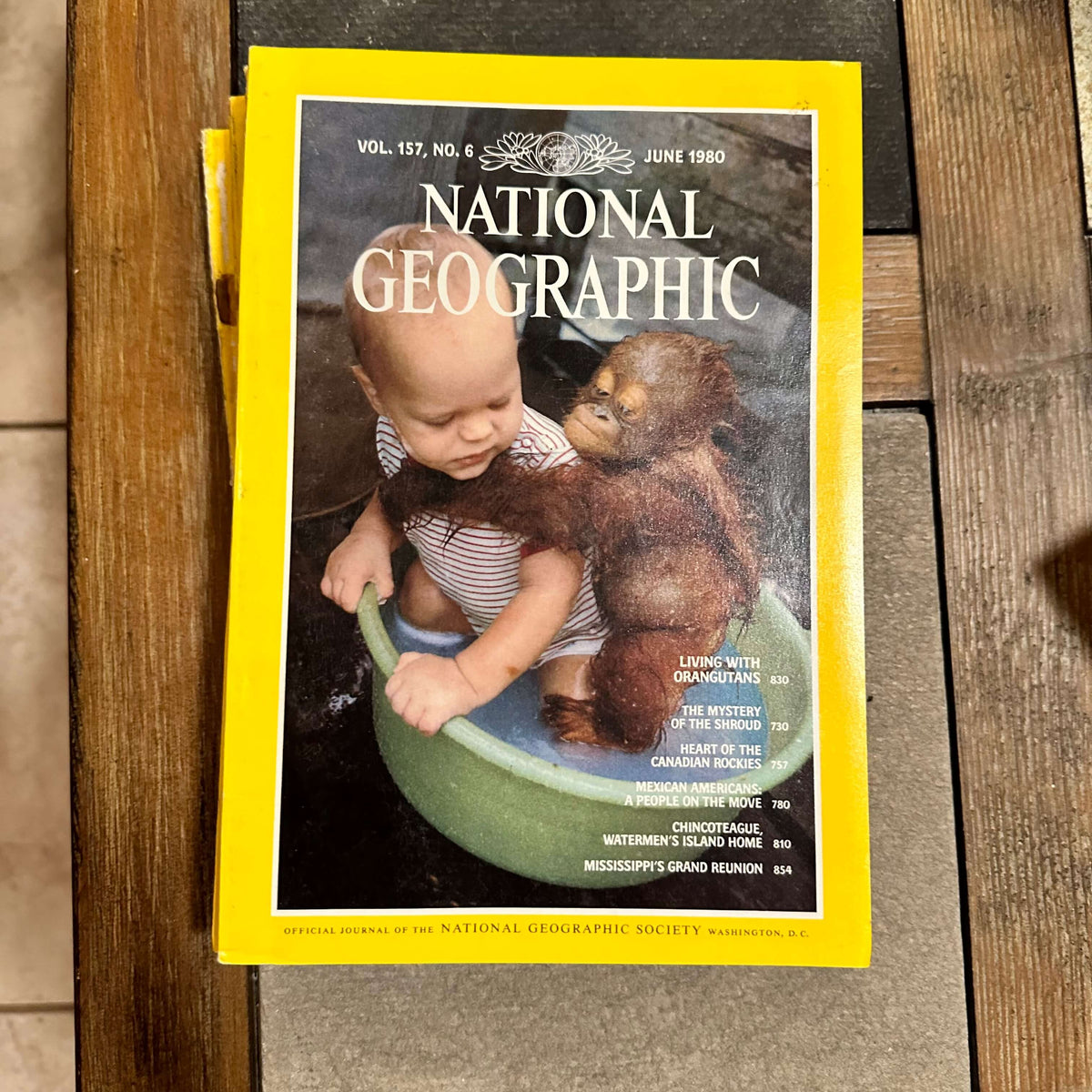 1980s National Geographic magazines