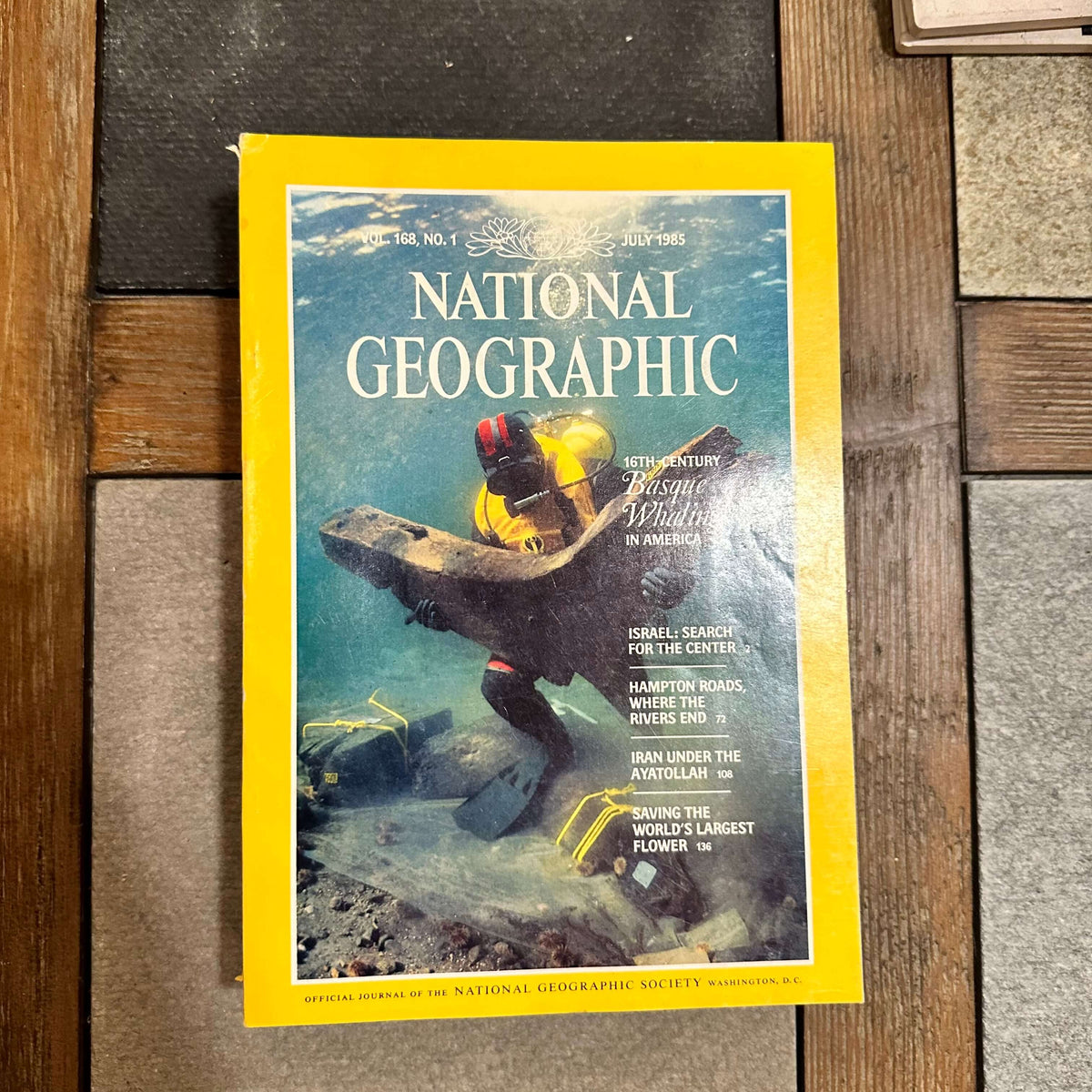 1980s National Geographic magazines