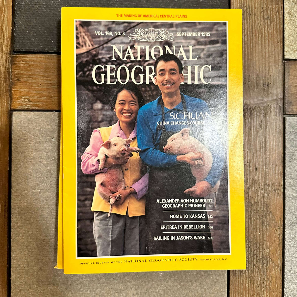 1980s National Geographic magazines