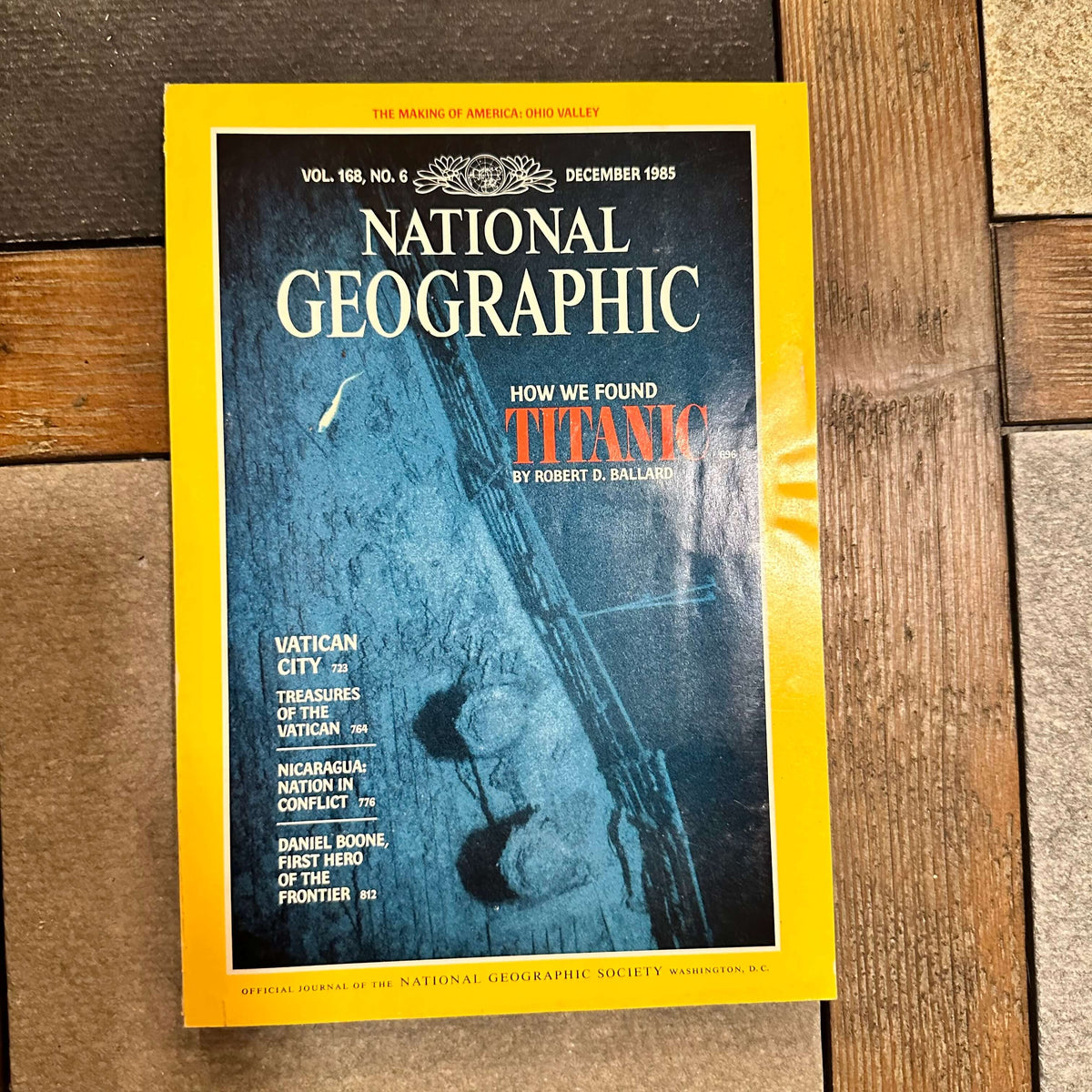 1980s National Geographic magazines