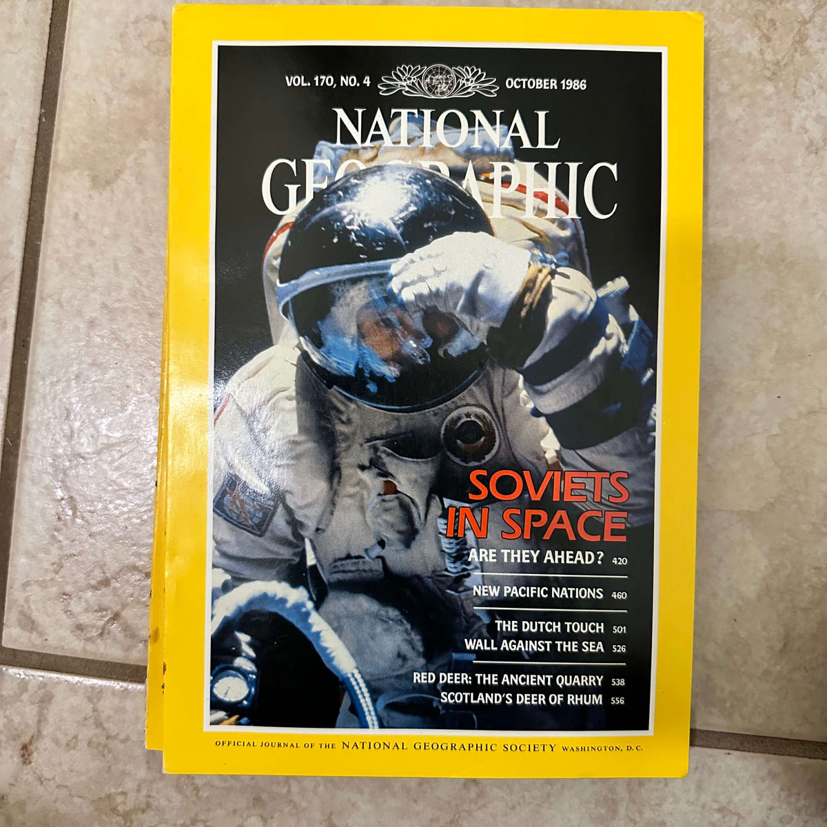 1980s National Geographic magazines