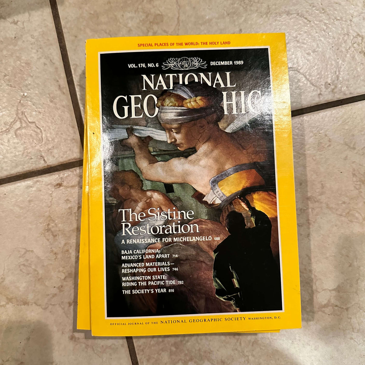 1980s National Geographic magazines