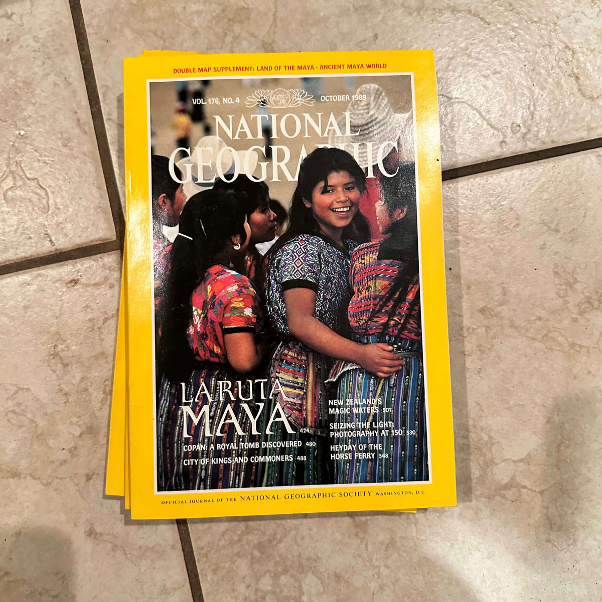 1980s National Geographic magazines