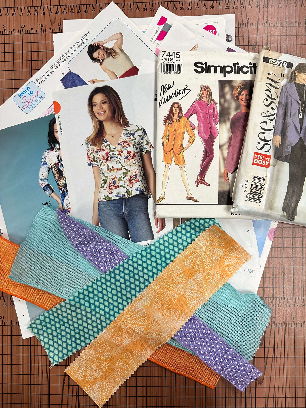 Sewing Junk Journal card kit - Augsut 2024