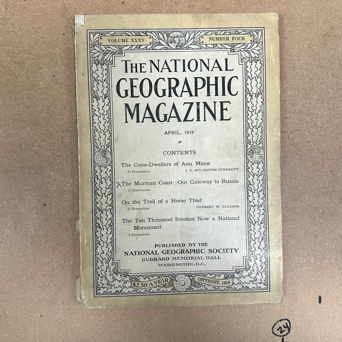 1910s National Geographic magazines
