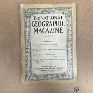 1910s National Geographic magazines
