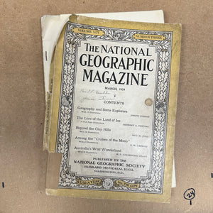 1920s National Geographic magazines