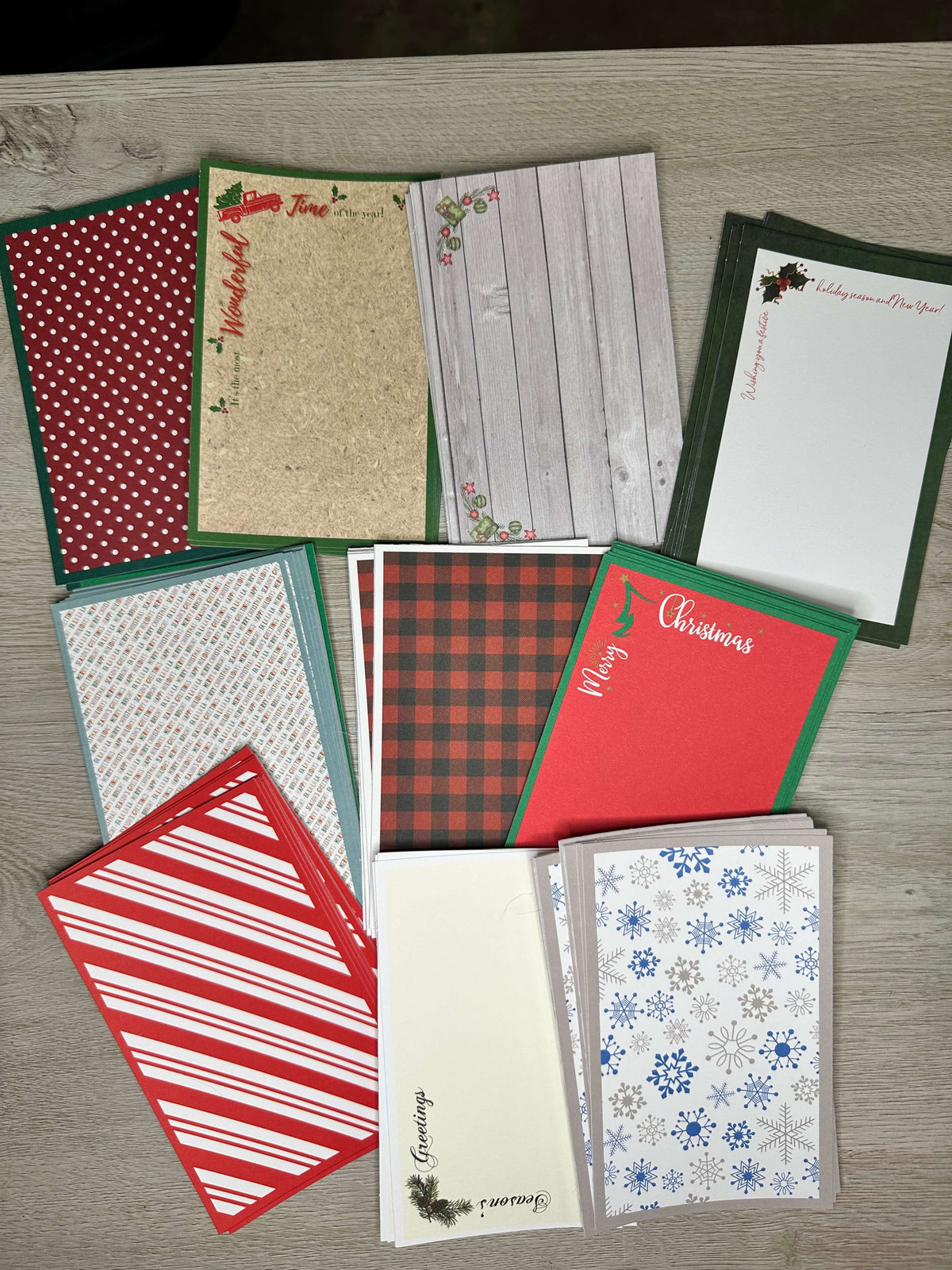 3 9/16" x 5 9/16" - Cardstock Paper Packs - Coordinated Sets