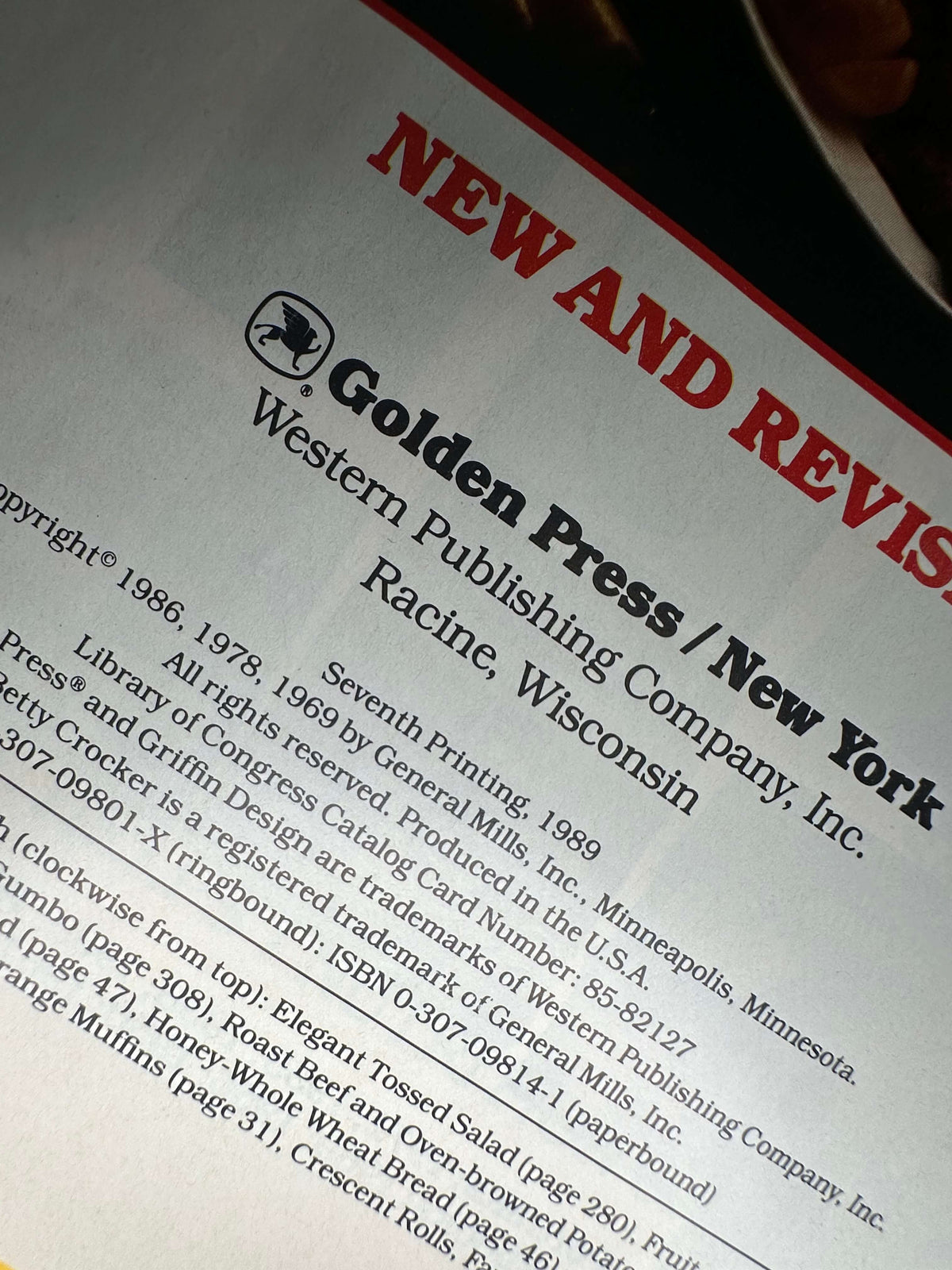 Betty Crocker's cookbook - 1989