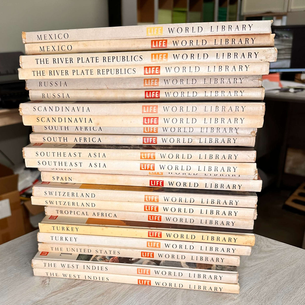 Time Life World Library country books - 1965-1969