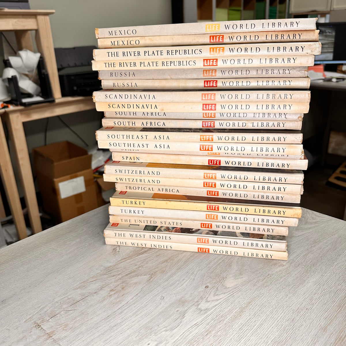 Time Life World Library country books - 1965-1969