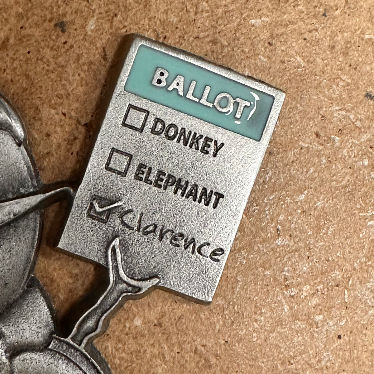 Clarence for President 2024 Snowman ornament