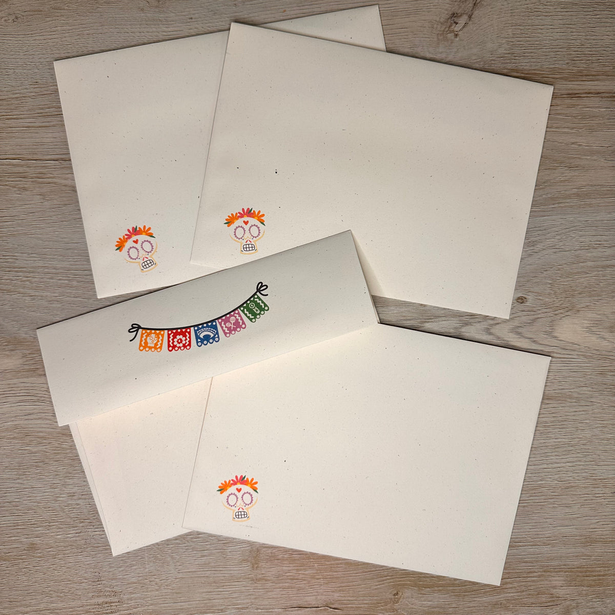 Day of the Dead paper & envelopes