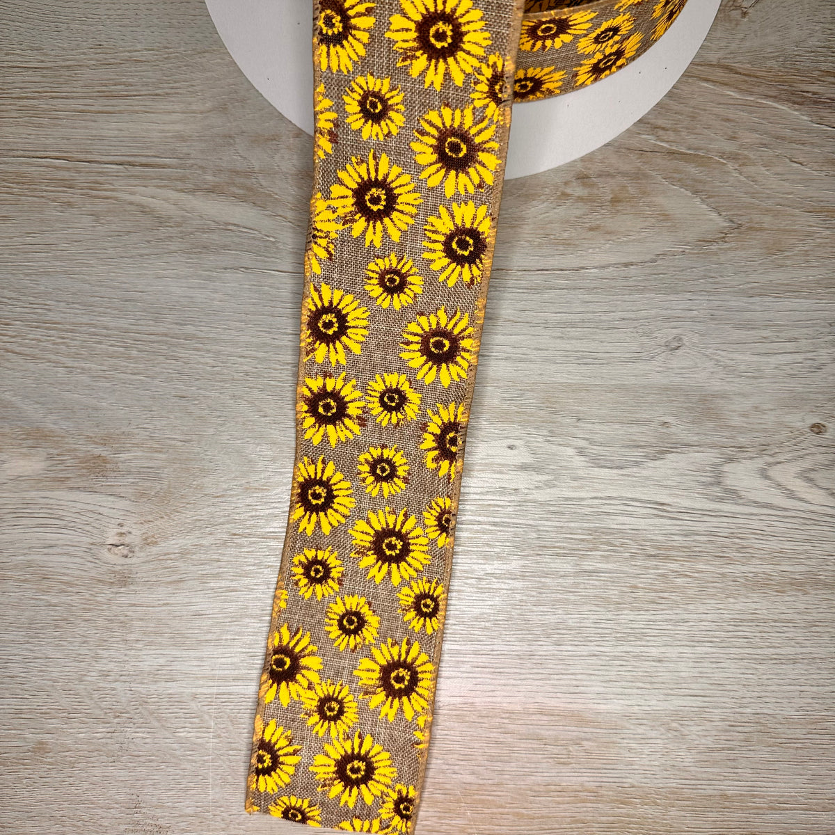 Sunflower ribbon - by the yard