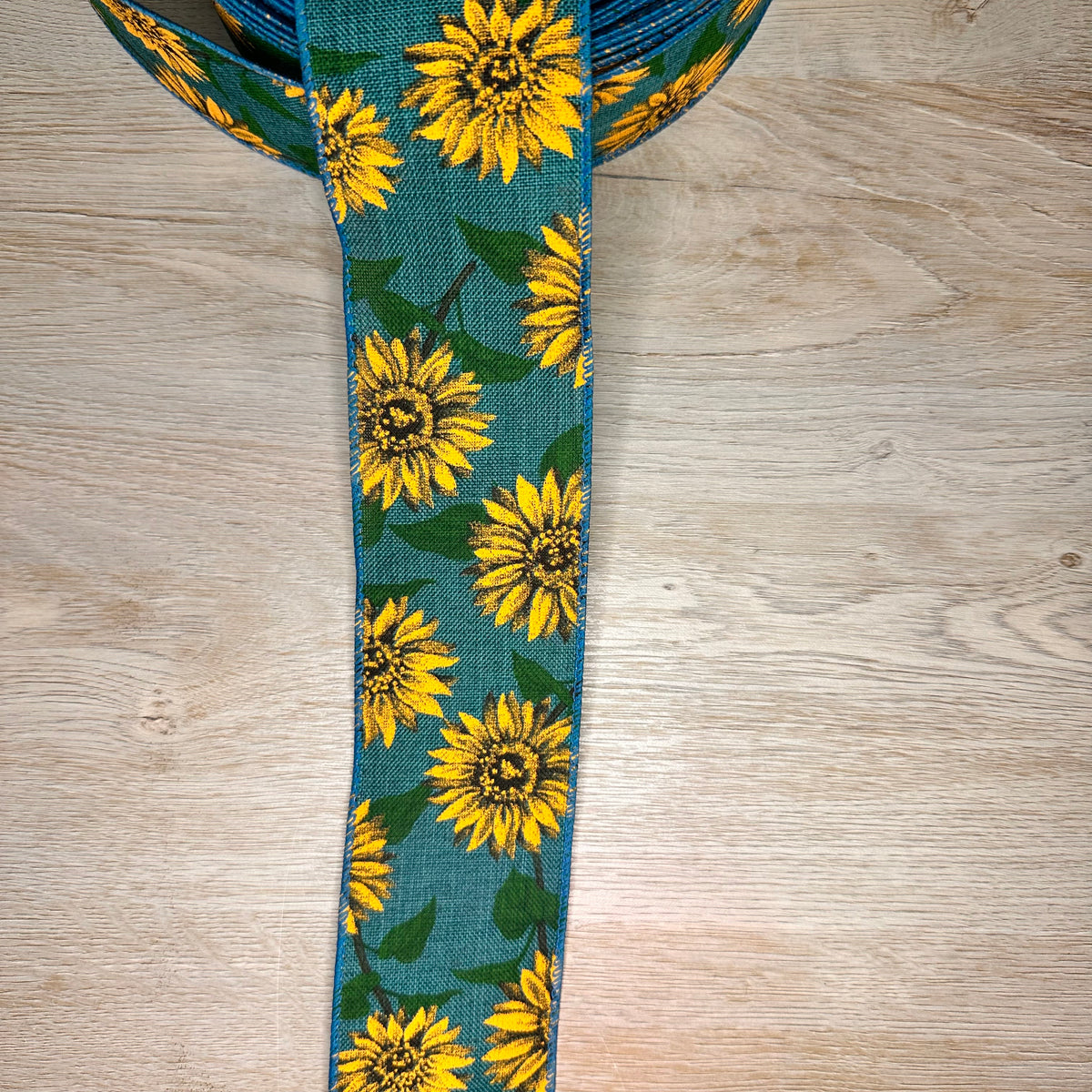 Sunflower ribbon - by the yard