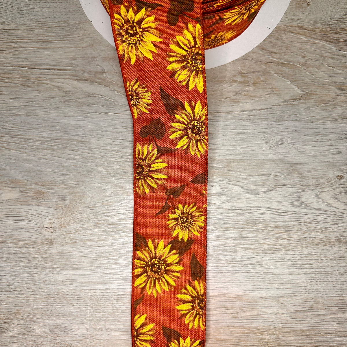 Sunflower ribbon - by the yard