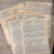 Typed Recipe pages - 10 pack
