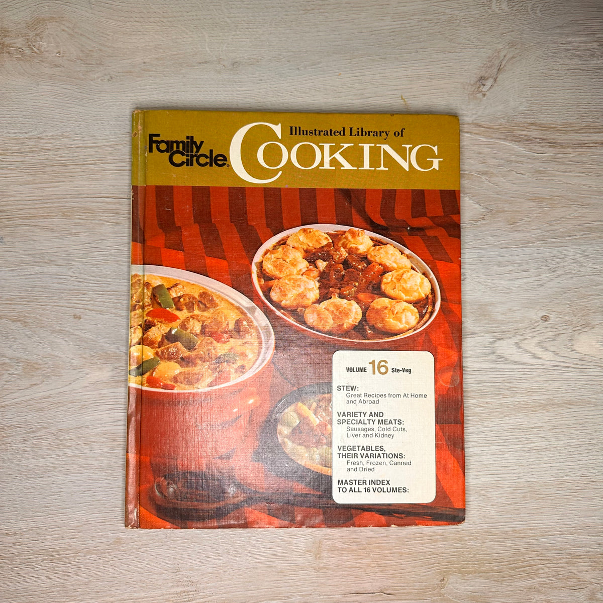 Family Circle Illustrated Library of Cooking - Volumes 1-16 - 1972