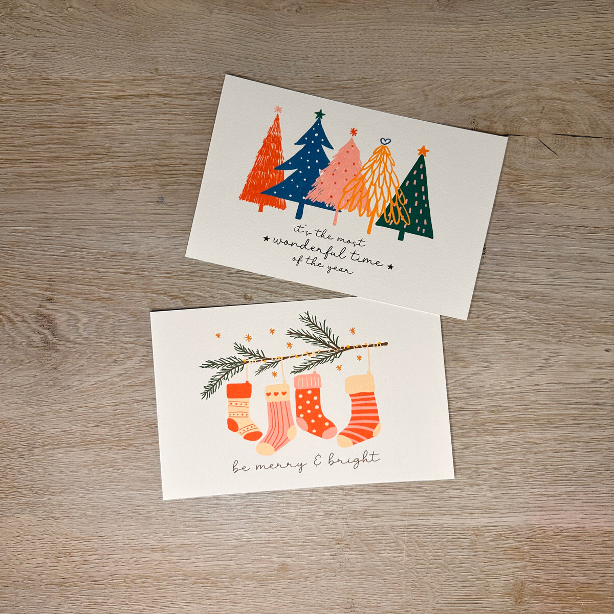 Boho Holiday stationery kit