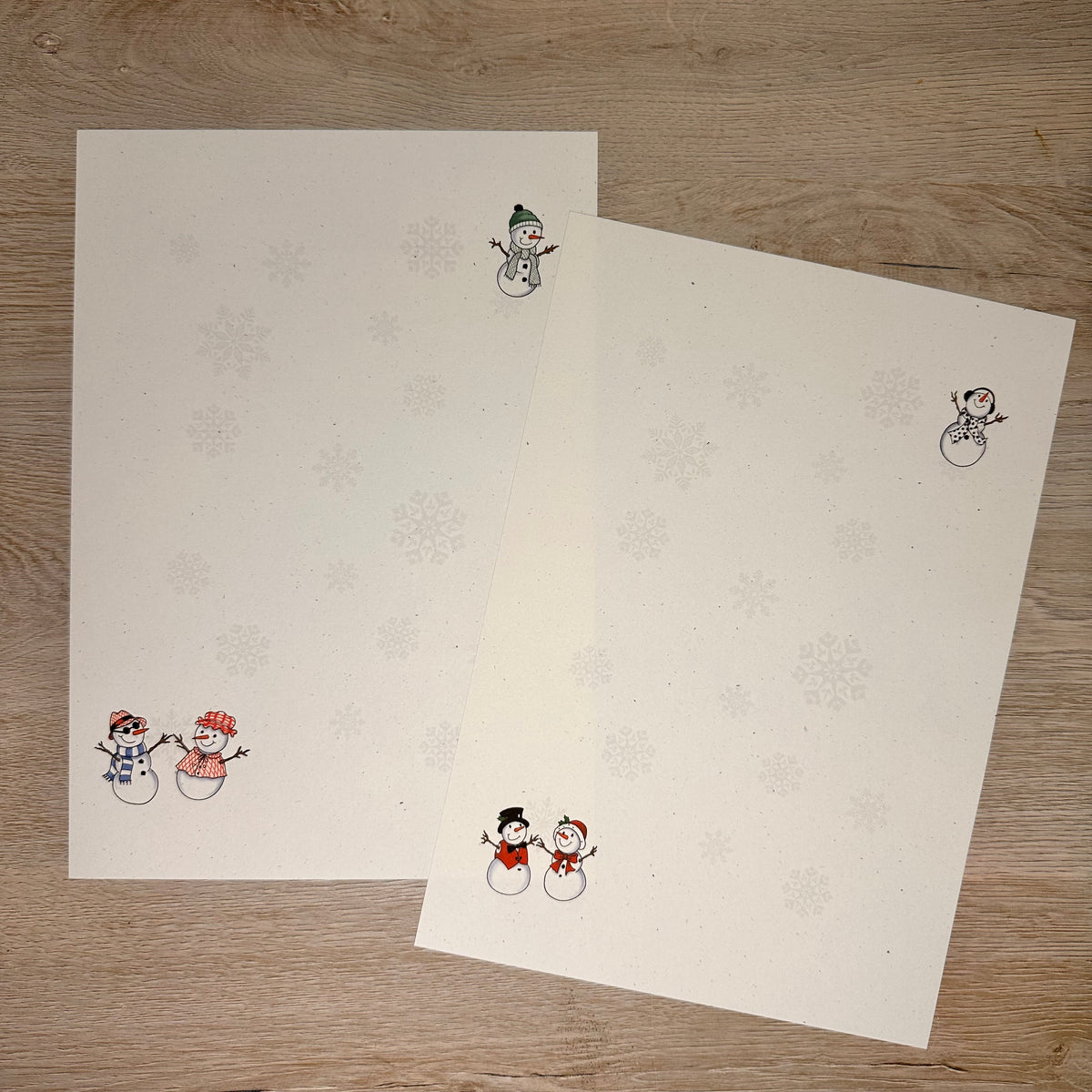 Snowmen Fun stationery kit