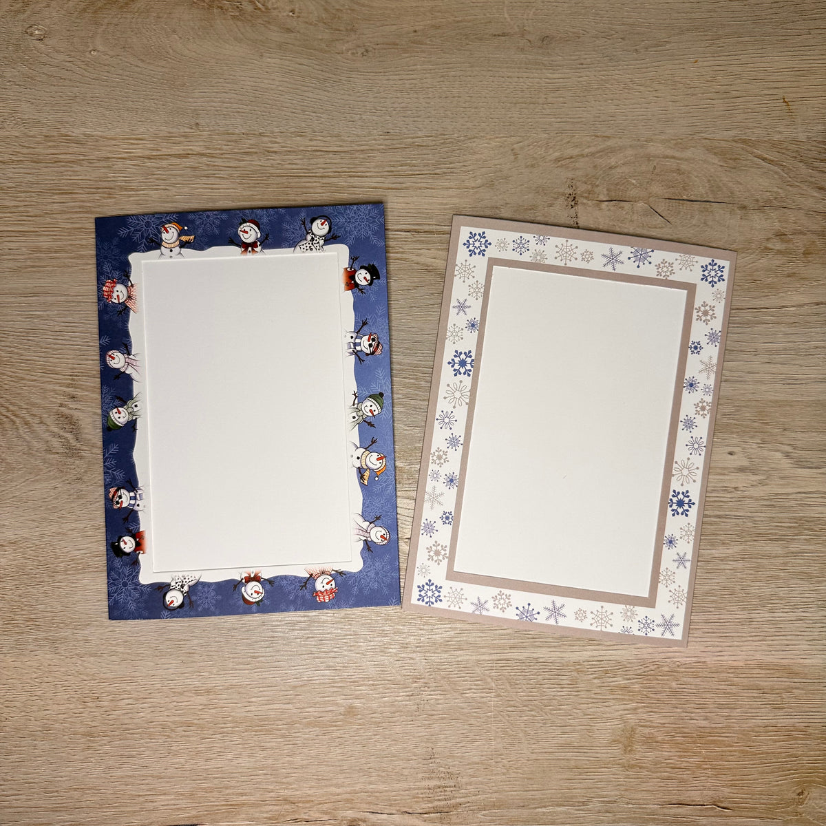 Snowmen Fun stationery kit