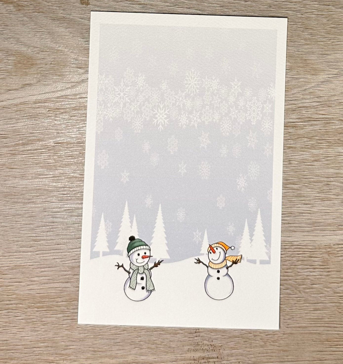 Snowmen Fun postcards