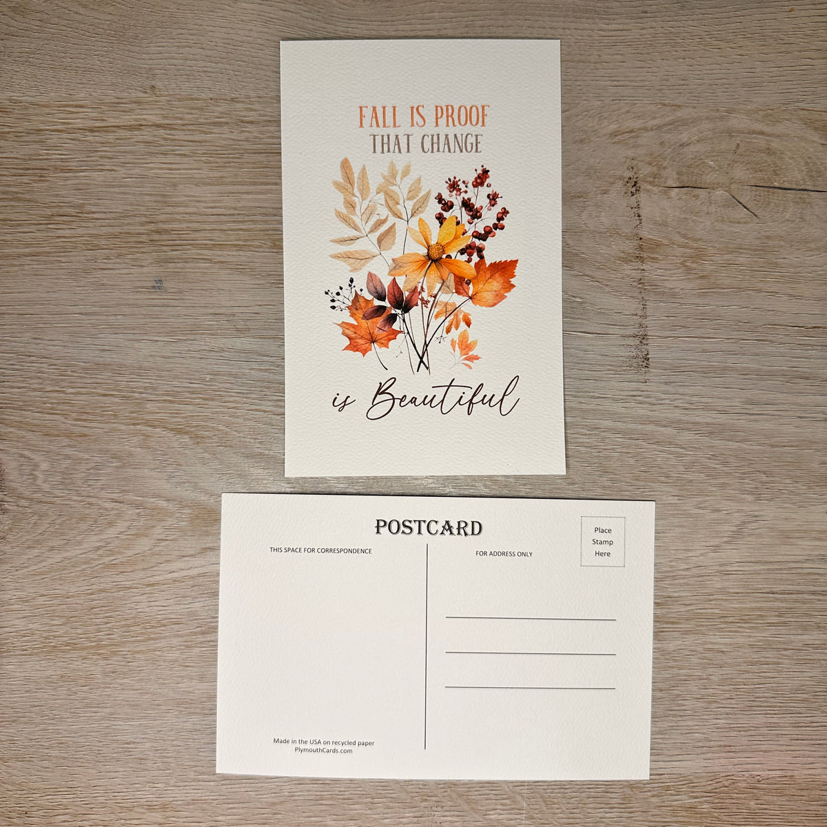 Autumn postcards