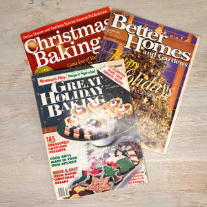 Sets of Christmas magazines