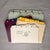 A-Z Index Card dividers sets