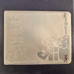 Embossing Folders - Used