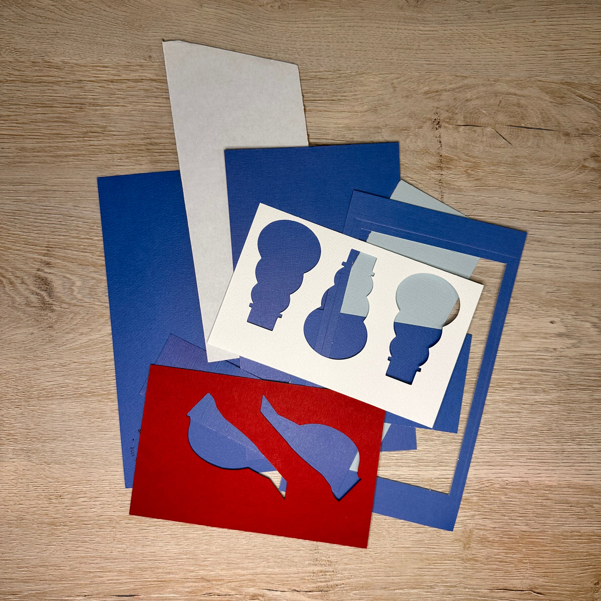 Winter Junk Journal card kit - January 2025