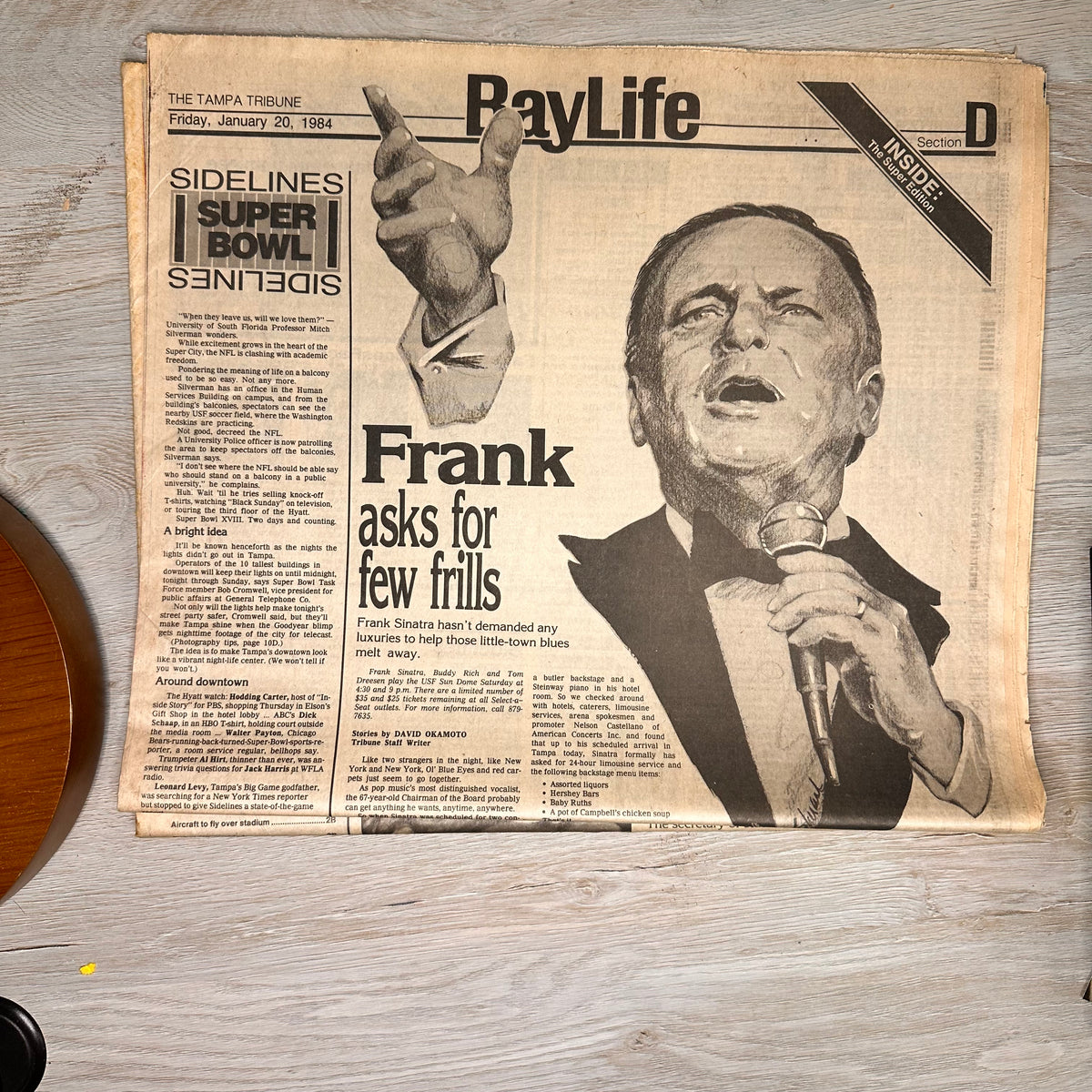 Newspaper sections - 6 pages