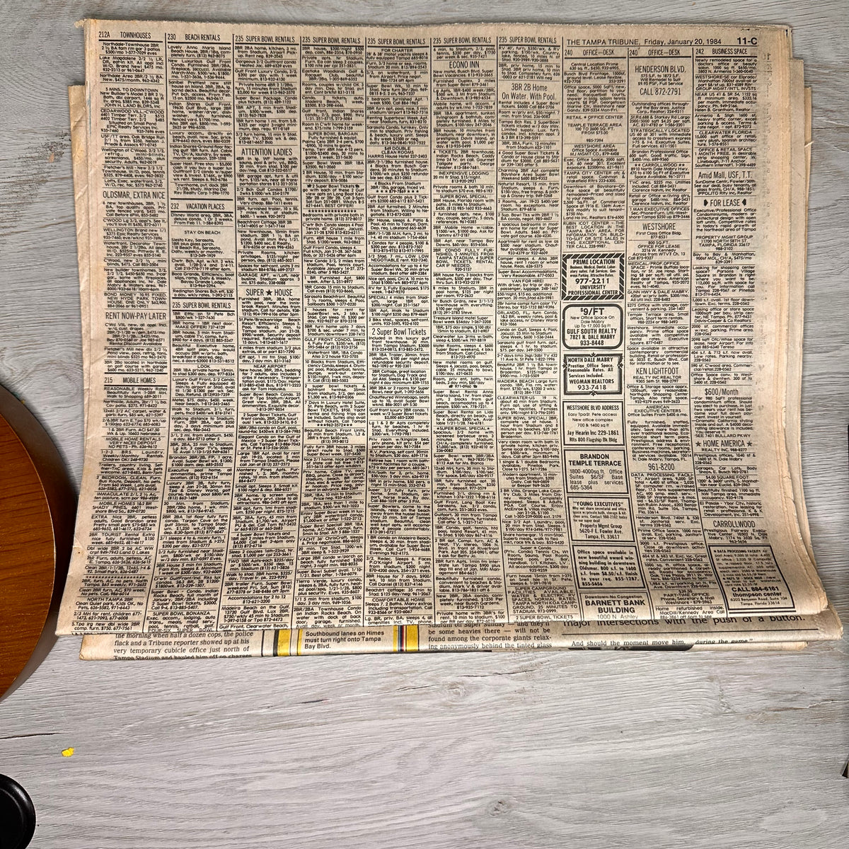 Newspaper sections - 6 pages