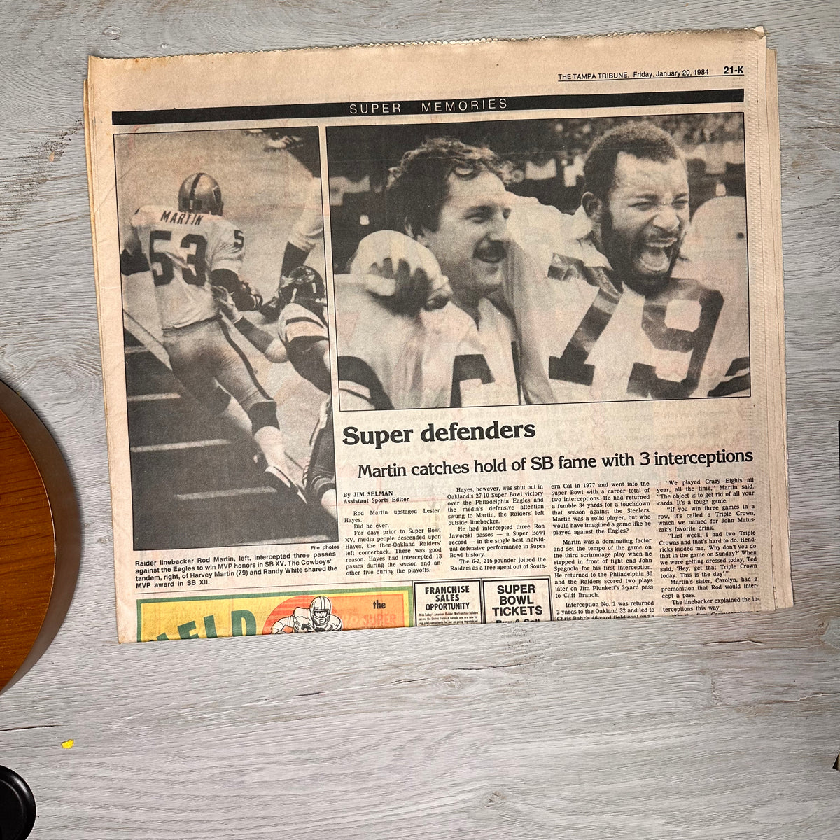 Newspaper sections - 6 pages