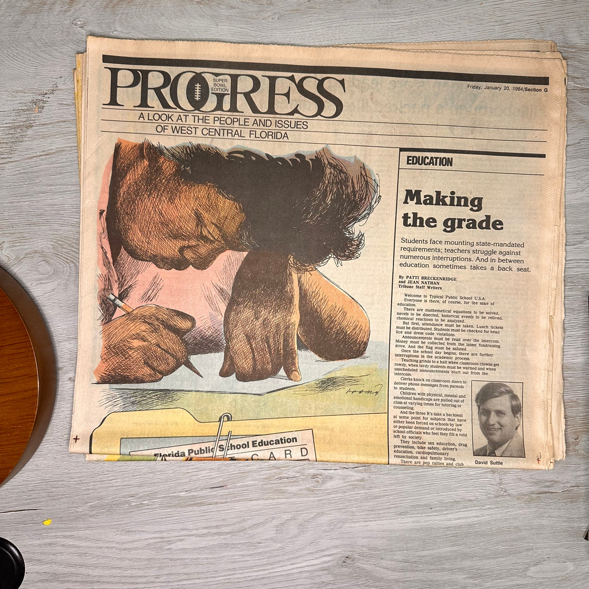 Newspaper sections - 4 pages